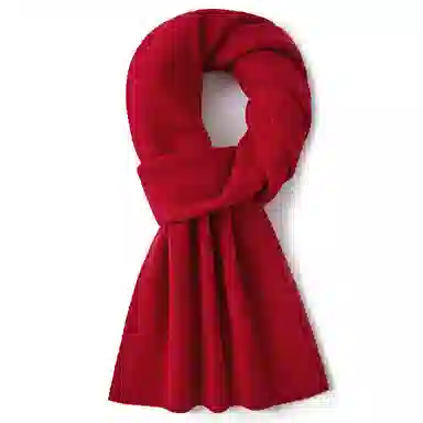 啄木鸟 纯羊毛秋冬季加厚保暖百搭纯色学生 礼盒 绒线围巾 男女同款情侣款