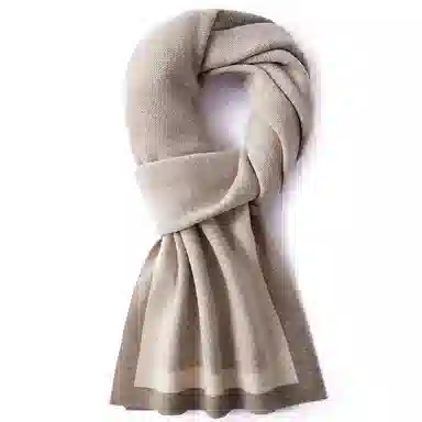 啄木鸟 简约纯色百搭高级感保暖防寒 礼盒 羊毛 绒线围巾 女款