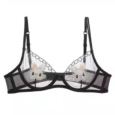桔内 纯欲蕾丝大胸显小胸聚拢时尚文胸 女款