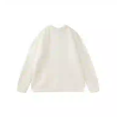 我是大卫 慵懒风圆领开衫舒适保暖宽松针织衫 男女同款