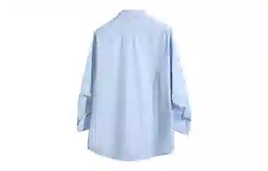 日系文艺简约多巴胺口袋款外套休闲简约宽松通勤打底长袖衬衫 男女同款