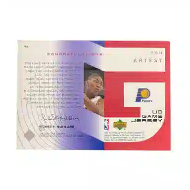 UPPER DECK 2002 Americana Ron Artest