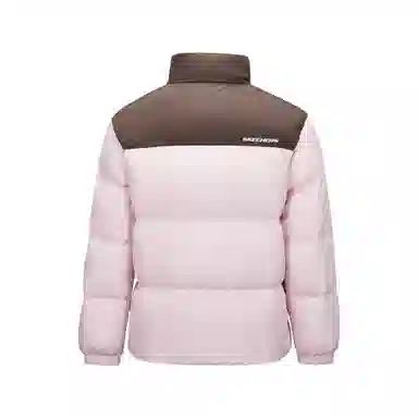 Skechers Down Jacket Grey Pink