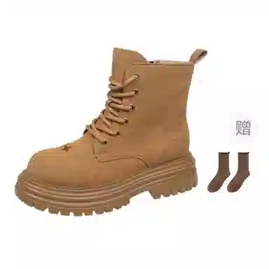 小鹿米利 牛反绒 时尚 短靴 女款