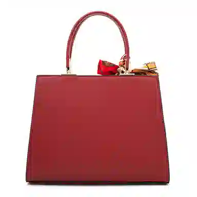 维尼奥 大气国风百合花刺绣小众大容量优雅妈妈 合成革 手提包单肩斜挎包 女款 米白色/杏色