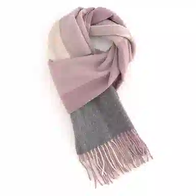 上海故事 秋冬款高品质山羊绒细腻紧密保暖百搭多色选择礼盒包装 绒线围巾 女款