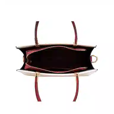 维尼奥 大气国风百合花刺绣小众大容量优雅妈妈 合成革 手提包单肩斜挎包 女款 米白色/杏色