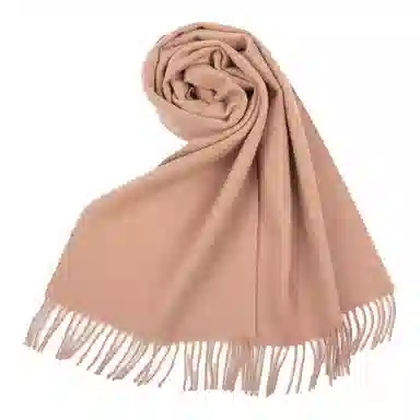 恒源祥 纯色加厚保暖 山羊绒 绒线围巾 女款