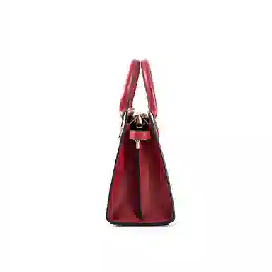 维尼奥 大气国风百合花刺绣小众大容量优雅妈妈 合成革 手提包单肩斜挎包 女款 米白色/杏色