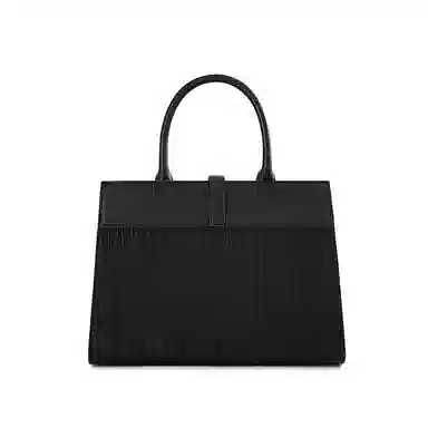 维尼奥 大容量高级感质感小众通勤包百搭 合成革 妈妈手提包单肩斜挎 常规 女款 黑色/蓝色/红色