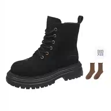 小鹿米利 牛反绒 时尚 短靴 女款