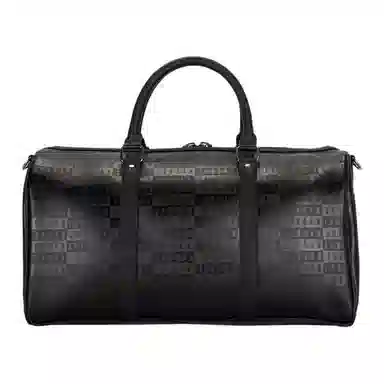Jordan Large Capacity Leather Sports Bag Black