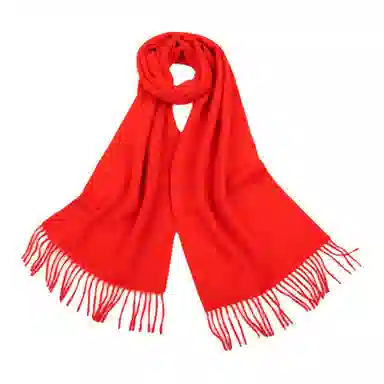 恒源祥 纯色加厚保暖 山羊绒 绒线围巾 女款