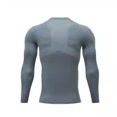 浪莎 运动内衣套装篮球弹力训练服打底衫长袖秋冬健身衣 男款