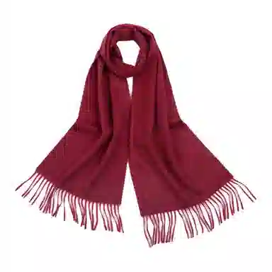 恒源祥 纯色加厚保暖 山羊绒 绒线围巾 女款