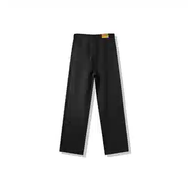 我是大卫 美式高街复古水洗直筒潮牌百搭纯色流行牛仔裤 男女同款