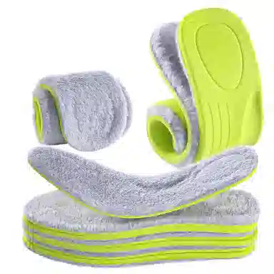 邦尼世家 冬季加绒保暖软底 防滑防臭透气 减震舒适 加厚毛绒 鞋垫 男女同款情侣款