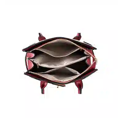 维尼奥 大气国风百合花刺绣小众大容量优雅妈妈 合成革 手提包单肩斜挎包 女款 米白色/杏色