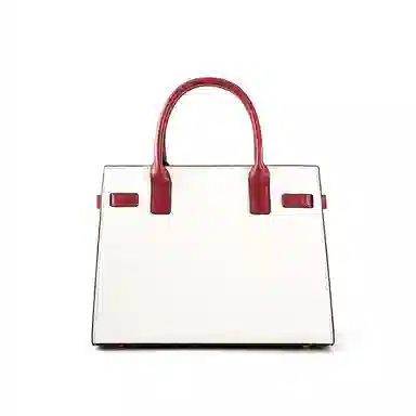 维尼奥 大气国风百合花刺绣小众大容量优雅妈妈 合成革 手提包单肩斜挎包 女款 米白色/杏色