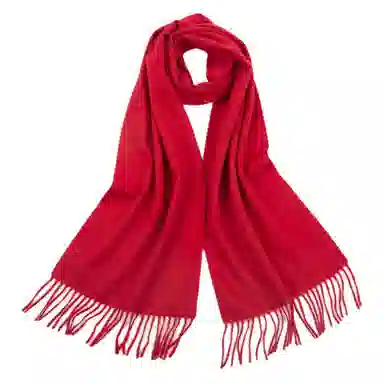 恒源祥 纯色加厚保暖 山羊绒 绒线围巾 女款