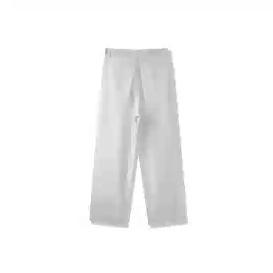 我是大卫 亚麻透气纯色百搭阔腿裤韩版薄款潮流慵懒风高级感休闲裤 男女同款