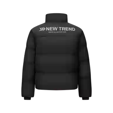 鸭鸭 加厚纯色立领短款羽绒服 女款