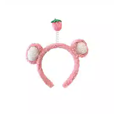 水中玉 卡通立体玩偶发箍秋冬毛绒可爱发捆少女心洗脸压发头箍 布艺 发箍 女款