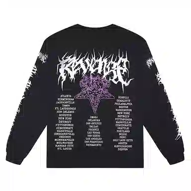 Revenge Logo Pullover Black
