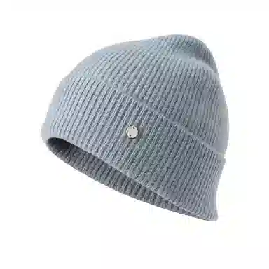 玖慕 毛线秋冬加厚保暖无缝护耳防寒针织帽 纯山羊绒 绒线帽 女款