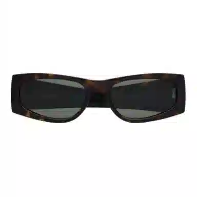 Saint Laurent Rectangular Tortoiseshell Sunglasses