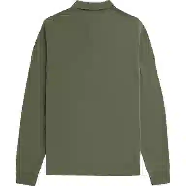 Fred Perry Long Sleeve Polo Green