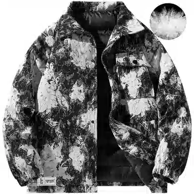 Paddington Bear Dopamine Tie-Dye Down Jacket