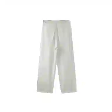 我是大卫 亚麻透气纯色百搭阔腿裤韩版薄款潮流慵懒风高级感休闲裤 男女同款