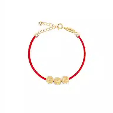 灰鱼 十二生肖三合生肖原创小众新中式国潮古风太岁蛇年本命年简约高级感个性手工编织绳手绳串珠子好运 红绳 手链 男女同款情侣款