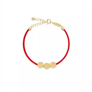 灰鱼 十二生肖三合生肖原创小众新中式国潮古风太岁蛇年本命年简约高级感个性手工编织绳手绳串珠子好运 红绳 手链 男女同款情侣款