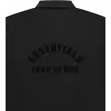 Fear of God Essentials Coaches Jacket Jet Black