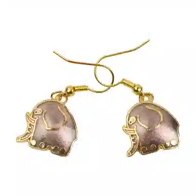 Heritage Old Goods Hongqiao Alloy Enamel Earrings Women
