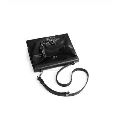 INJOYLIFE Medium Black Messenger Bag