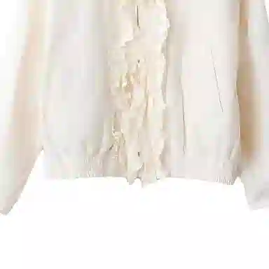 MIU MIU Washed slubbed canvas blouson jacket