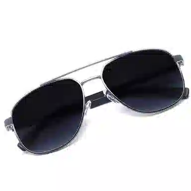 匠达人 开车设计感工艺飞行员墨镜偏光大框旅行出游爬山不压鼻金属 太阳眼镜 男女同款情侣款