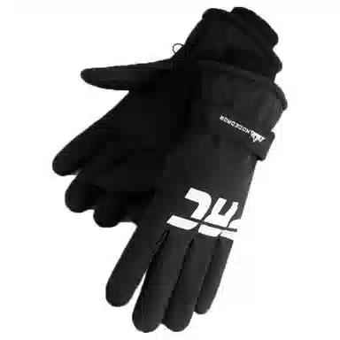 啄木鸟 冬季滑雪加绒加厚保暖可触屏摩托车骑行防风防泼水防风抗寒户外防雨 聚酯纤维 手套 男女同款情侣款