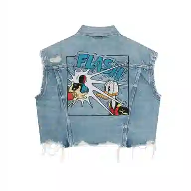 GUCCI x Disney Denim Vest Light Blue