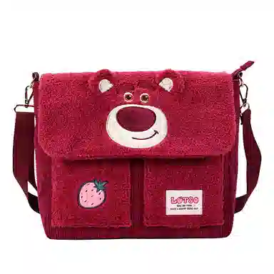 POTDEMIEL Disney Strawberry Bear Shoulder Bag