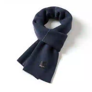 玖慕 秋冬季厚保暖送礼爸爸男朋友高档礼盒 绒线围巾 男款