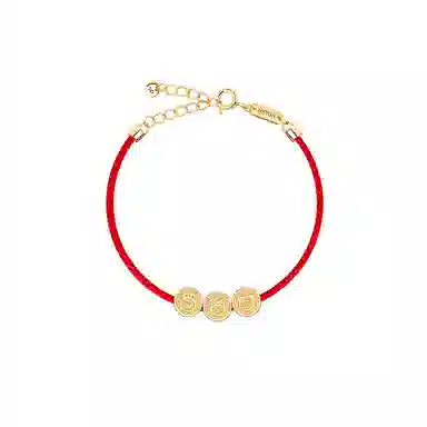 灰鱼 十二生肖三合生肖原创小众新中式国潮古风太岁蛇年本命年简约高级感个性手工编织绳手绳串珠子好运 红绳 手链 男女同款情侣款