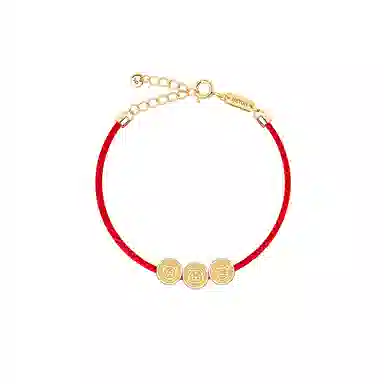 灰鱼 十二生肖三合生肖原创小众新中式国潮古风太岁蛇年本命年简约高级感个性手工编织绳手绳串珠子好运 红绳 手链 男女同款情侣款