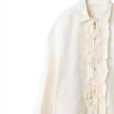 MIU MIU Washed slubbed canvas blouson jacket