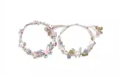 WANLIACC Butterfly Flower Bracelet