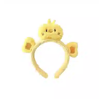 水中玉 秋冬毛绒头箍高级感洋气时尚发捆卡通发卡发饰 布艺 发箍 女款