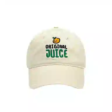 小橘子字母刺绣原宿风百搭棒球帽夏季遮阳防晒大头围显脸小简约日常百搭时尚街头风 棉 鸭舌帽 男女同款情侣款